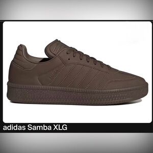 Adidas Samba XLG Chocolate Sneakers 6 1/2W, 5 1/2M